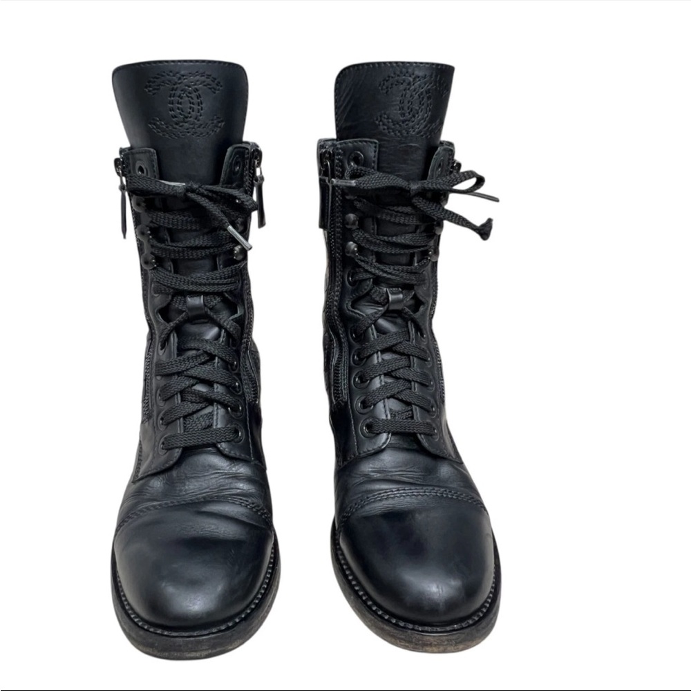 CHANEL Combat Boots